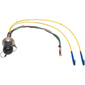 Photo of Camplex Male DRAGONFLY Chassis Mount to Duplex LC & Blunt Lead Internal Fiber Breakout - 36 Inch