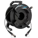 Camplex Neutrik DRAGONFLY Female to Male Mobile Fiber Optic Cable Reel - NKO2S-XP-3-77- 250 Foot