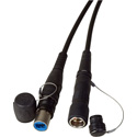 Photo of Camplex opticalCON DUO to LEMO PUW SMPTE 311M SM Fiber Optic Cable - 50 Foot