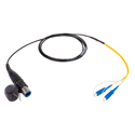 Photo of Camplex opticalCON DUO to Duplex SC Single Mode Fiber Optic Breakout NKO2S-SC-A-0 - 15 Foot