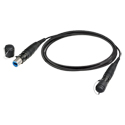 Photo of Camplex opticalCON DUO Multimode Hybrid Fiber Cable with 4 Copper Conductors - 108 Foot