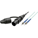 Photo of Camplex opticalCON DUO LITE to Dual ST Multimode Fiber Optic Tactical Patch Cable NKO2M-ST-L-0 - 1 Foot