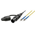 Camplex HF-OCL2S-ST-01 opticalCON DUO LITE to Dual ST Single Mode Fiber Optic Tactical Patch Cable NKO2S-ST-L-0 - 1 Foot
