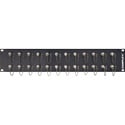 Camplex 2RU 24-Port Simplex Single Mode/Multimode ST Fiber Feedthru Panel