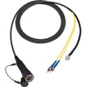 Photo of Camplex LEMO PUW to Dual ST & 6-Pin RG In-Line Fiber Breakout - 10 Foot
