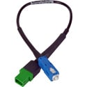 Photo of Camplex HF-SM-ALCF-SCM APC LC Female to UPC SC Male Single Mode Fiber Optic Tactical Adapter - 6 Inch