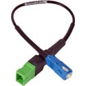 Photo of Camplex APC SC Female to UPC SC Male Single Mode Fiber Optic Tactical Adapter- 6 Inch