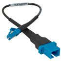 Photo of Camplex HF-SM-SCF-LCM  SC Female to LC Male Single Mode Fiber Optic Tactical Adapter- 8 Inch