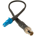 Camplex ST Female to LC Male Single Mode Fiber Optic Tactical Adapter- 8 Inch