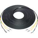 Photo of Camplex Indoor Riser SMPTE Cable with Dual ST Fiber and Blunt Power Leads - 100 Foot