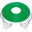 Camplex HF-STBP8-X3-0100 Indoor Riser Triple SMPTE Cable with Three Sets of Dual ST Fiber and 6-pin RG Power - 100 Foot
