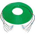 Camplex Indoor Riser Triple SMPTE Cable with Three Sets of Dual ST Fiber and 6-pin RG Power - 100 Foot