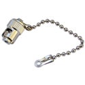 Photo of Camplex ST Fiber Connector Metal Dust Cap with Chain for Chassis - 100 Pack