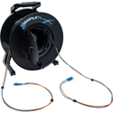Photo of Camplex HF-TR02LC-0100 2-Channel LC Single Mode Fiber Optic Tactical Cable on Reel - 100 Foot
