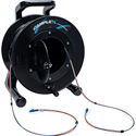Photo of Camplex HF-TR02LC-0750 2-Channel LC Single Mode Fiber Optic Tactical Cable on Reel - 750 Foot