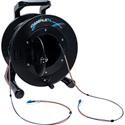 Photo of Camplex HF-TR02LC-1000 2-Channel LC Single Mode Fiber Optic Tactical Cable on Reel - 1000 Foot