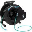 Photo of Camplex HF-TR02LCM3-0500 2-Channel LC Multimode OM3 Fiber Optic Tactical Cable on Reel - 500 Foot