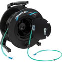 Photo of Camplex 2-Channel LC Multimode OM3 Fiber Optic Tactical Cable on Reel - 500 Foot