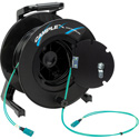 Photo of Camplex HF-TR02SCM3-1000 2-Channel SC Multimode OM3 Fiber Optic Tactical Cable on Reel - 1000 Foot