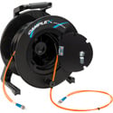 Photo of Camplex HF-TR02STM1-2000 2-Channel ST Multimode OM1 Fiber Optic Tactical Cable on Reel - 2000 Foot