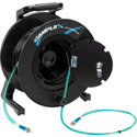 Photo of Camplex HF-TR02STM3-0250 2-Channel ST Multimode OM3 Fiber Optic Tactical Cable on Reel - 250 Foot
