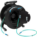 Photo of Camplex 2-Channel ST Multimode OM3 Fiber Optic Tactical Cable on Reel - 328 Foot