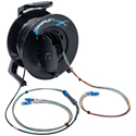 Photo of Camplex HF-TR04LC-0100 4-Channel LC Single Mode Fiber Optic Tactical Cable on Reel - 100 Foot