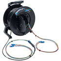 Photo of Camplex HF-TR04LC-0250 4-Channel LC Single Mode Fiber Optic Tactical Cable on Reel - 250 Foot