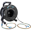 Photo of Camplex HF-TR04LC-0750 4-Channel LC Single Mode Fiber Optic Tactical Cable on Reel - 750 Foot