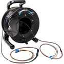 Photo of Camplex HF-TR04LC-1000 4-Channel LC Single Mode Fiber Optic Tactical Cable on Reel - 1000 Foot