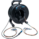 Photo of Camplex HF-TR04ST-1000 4-Channel ST Single Mode Fiber Optic Tactical Cable on Reel - 1000 Foot