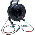 Photo of Camplex 4-Channel ST Single Mode Fiber Optic Tactical Cable on Reel - 1000 Foot