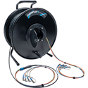 Photo of Camplex 4-Channel ST Single Mode Fiber Optic Tactical Cable on Reel - 2000 Foot