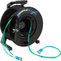 Photo of Camplex HF-TR04STM3-0250 4-Channel ST Multimode OM3 Fiber Optic Tactical Reel - 250 Foot