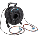 Photo of Camplex HF-TR08LC-0500 8-Channel LC Single Mode Fiber Optic Tactical Cable on Reel - 500 Foot