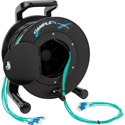 Photo of Camplex 8-Channel LC Multimode OM3 Fiber Optic Tactical Reel - 250 Foot