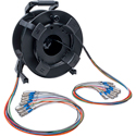 Photo of Camplex HF-TR08ST-0250 8-Channel ST Single Mode Fiber Optic Tactical Cable on Reel - 250 Foot