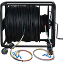 Photo of Camplex HF-TR12LC Premium 12-Channel LC Single Mode Tactical Fiber Optic Cable on Reel - 1750 Foot