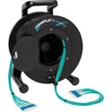 Photo of Camplex HF-TR12LCM3-0500 12-Channel LC Multimode OM3 Fiber Optic Tactical Reel - 500 Foot