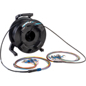 Camplex HF-TR12ST-0250 12-Channel ST Single Mode Fiber Optic Tactical Cable on Reel - 250 Foot