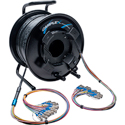 Photo of Camplex 12-Channel ST Single Mode Fiber Optic Tactical Cable on Reel - 1000 Foot