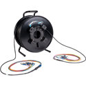Photo of Camplex HF-TR12ST Premium 12-Channel ST Single Mode Tactical Fiber Optic Cable on Reel - 1250 Foot