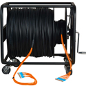Photo of Camplex HF-TR12STM1 Premium 12-Channel ST OM1 Multimode Tactical Fiber Optic Cable on Reel - 1750 Foot