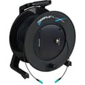 Photo of Camplex TAC1 Simplex 1-Channel OM3 Multimode LC Fiber Optic Tactical Cable Reel - 1000 Foot