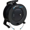 Camplex HF-TR1SM-ST-0250 TAC1 Simplex / Single Channel Single Mode ST Fiber Optic Tactical Cable Reel - 250 Foot