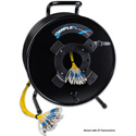 Photo of Camplex HF-TR24LC-0250 24-Channel LC Single Mode Tactical Fiber Optic Cable on Reel - 250 Foot