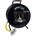 Photo of Camplex 24-Channel ST Single Mode Tactical Fiber Optic Cable on Reel - 750 Foot