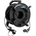 Camplex opticalCON DUO to LEMO FUW SMPTE 311M Single Mode Fiber Optic Reel - 100 Foot