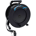 Camplex opticalCON DUO to Chassis Mount on Hub Multimode Fiber Optic Tac Reel - 100 Foot