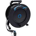 Camplex HF-TROC2S-H-0100 opticalCON DUO to Chassis Mount on Hub Single Mode Fiber Optic Tac Reel -  100 Foot